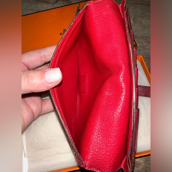 Hermes Bearn Classic Wallet w/ COA & Box - Picture 16 of 17